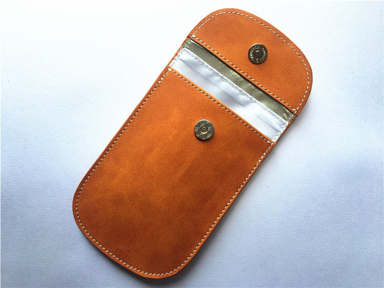 SNAP OPENING FARADAY POUCH FOR KEY FOB