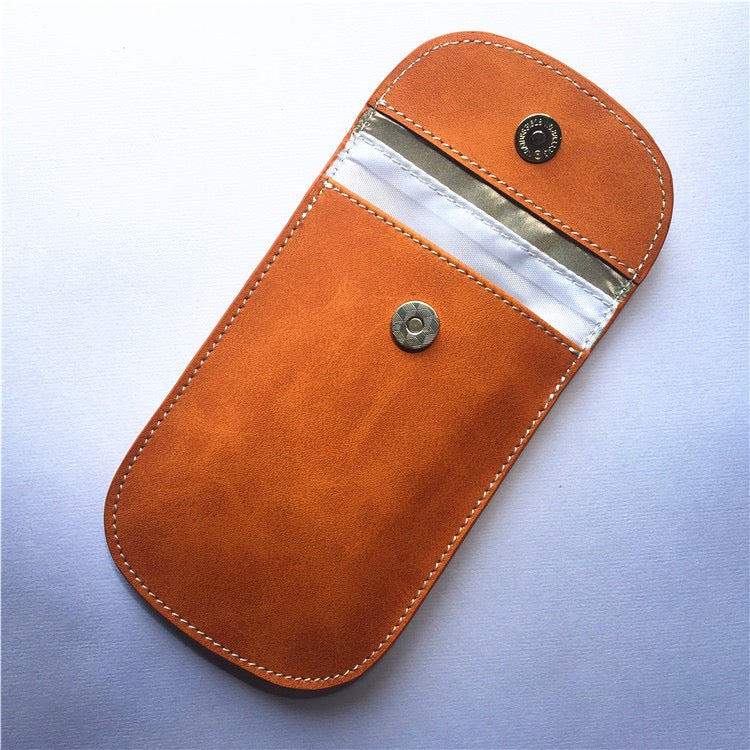 SNAP OPENING FARADAY POUCH FOR KEY FOB