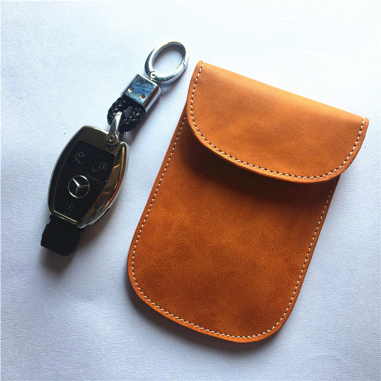 SNAP OPENING FARADAY POUCH FOR KEY FOB