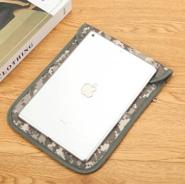 CAMO FARADAY BAG FOR IPAD