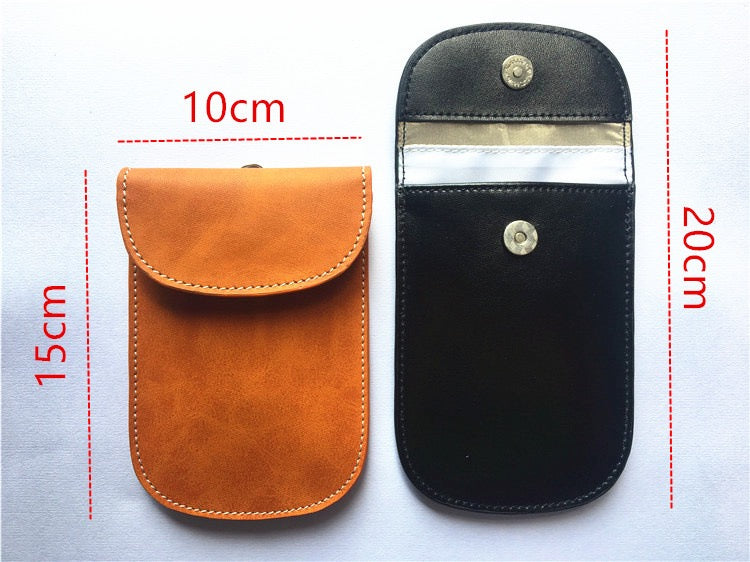 SNAP OPENING FARADAY POUCH FOR KEY FOB